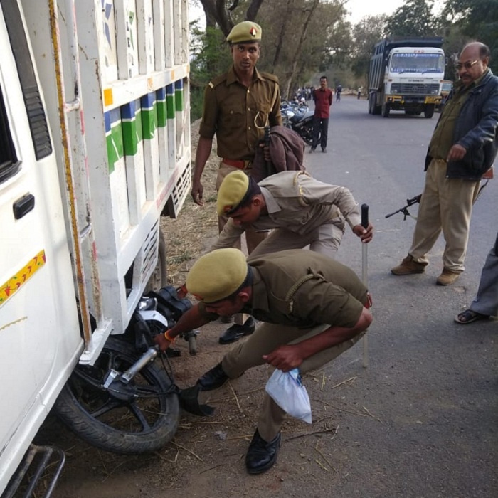 road accident in Banda 