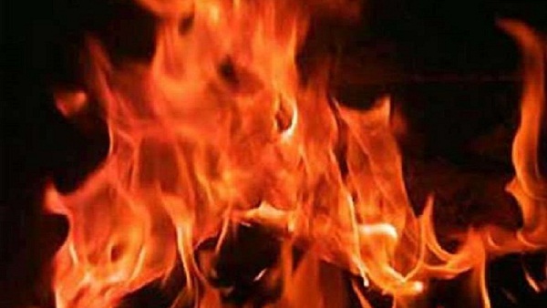 woman burn death in Banda 