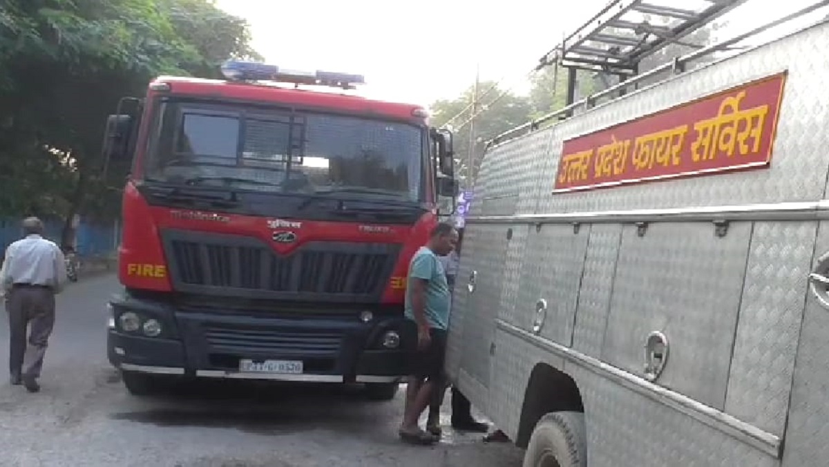 fire in merigold hospital in Kanpur 
