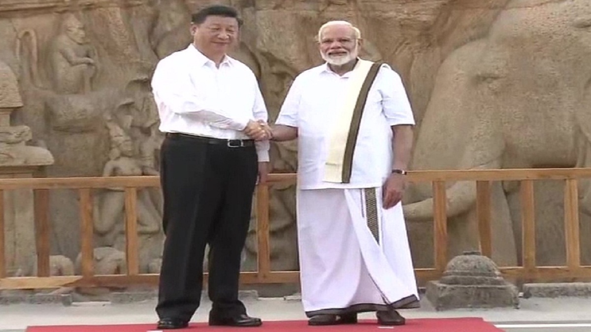 Prime Minister Narendra Modi welcomed Chinese President Xi Chinfing to India