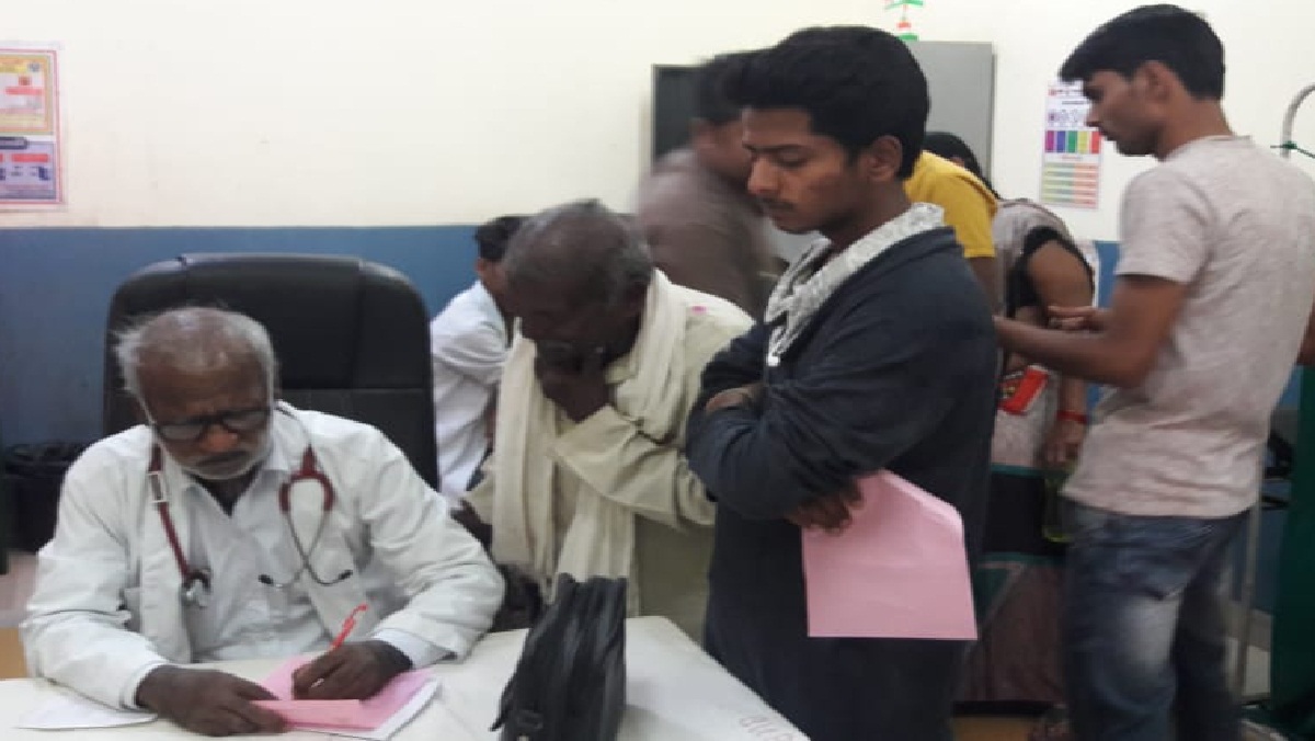 Increase patients due to lack of fogging in Banda 1200 leaflets cut in hospital