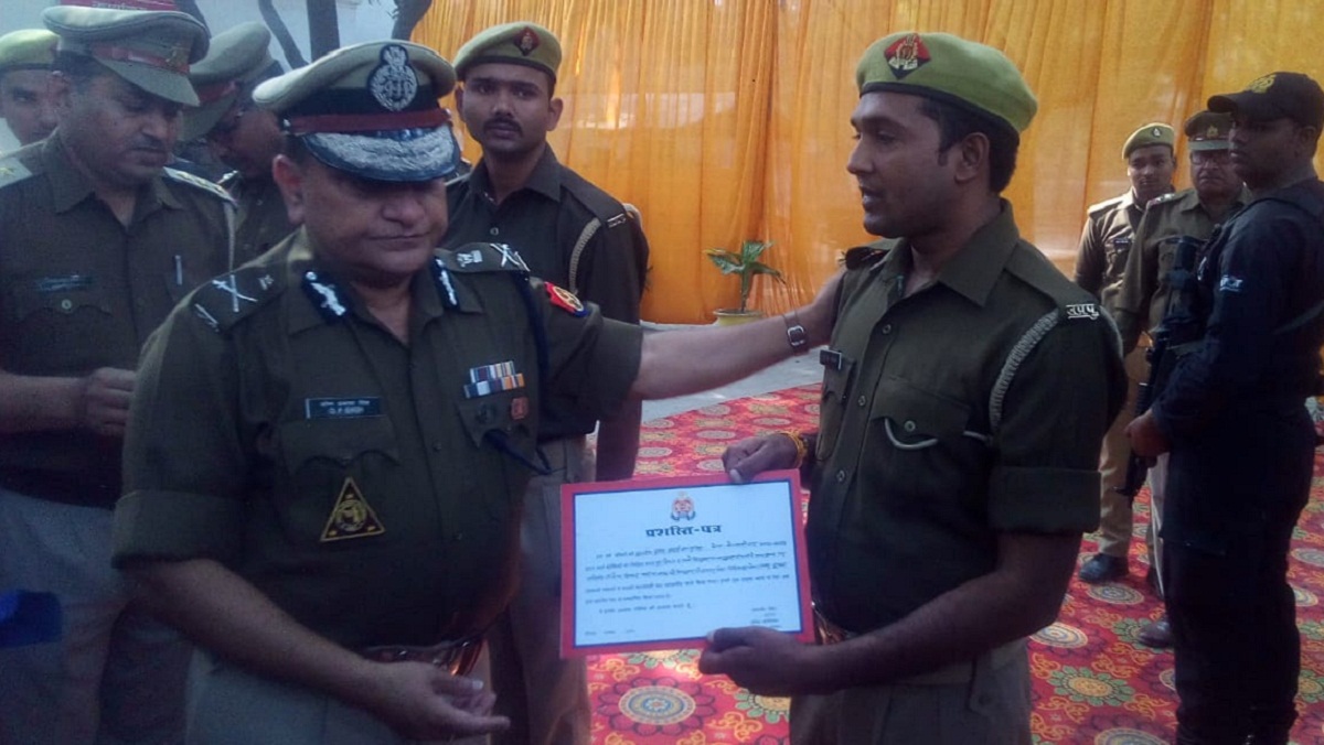 DGP OP singh in Hardoi