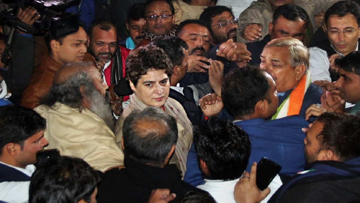 Priyanka Gandhi in Lucknow