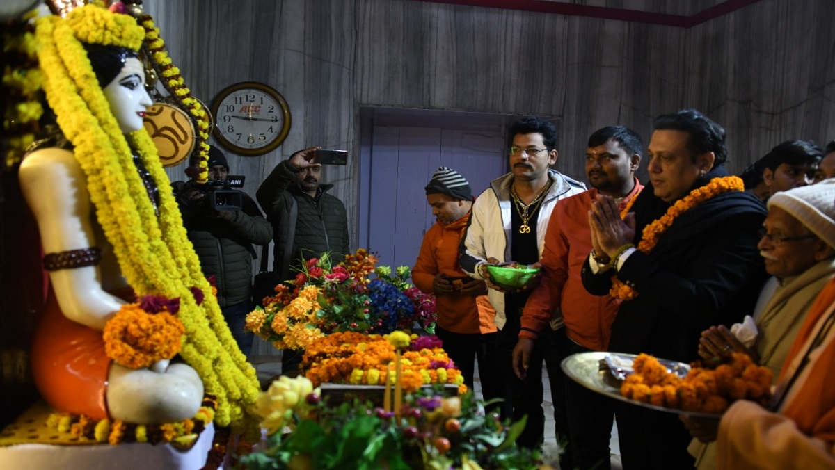 actor Govinda meet to cm yogi in Gorakhpur