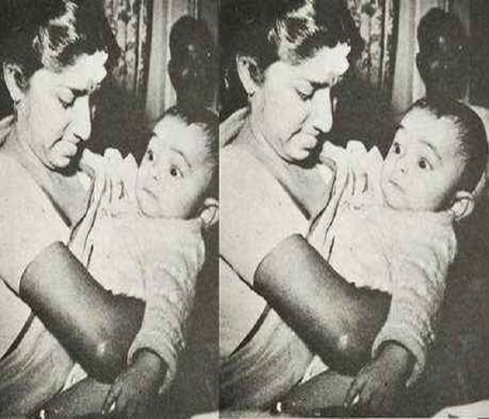 Rishi Kapoor shares childhood photo with famous singer Lata Mangeshkar on Twitter