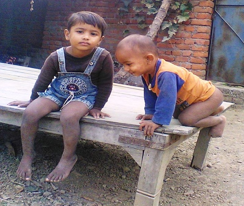 chield shrasti and adarsh file photo Banda