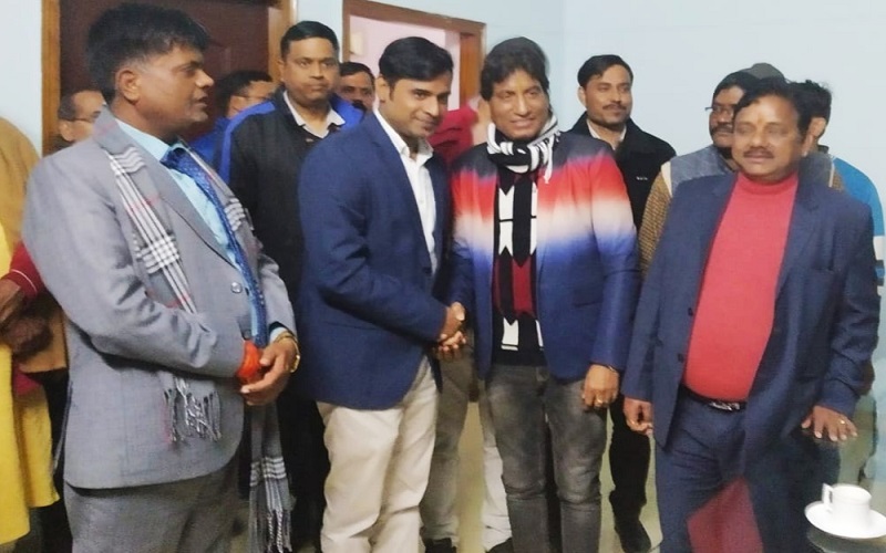 commedian raju srivastva in Banda