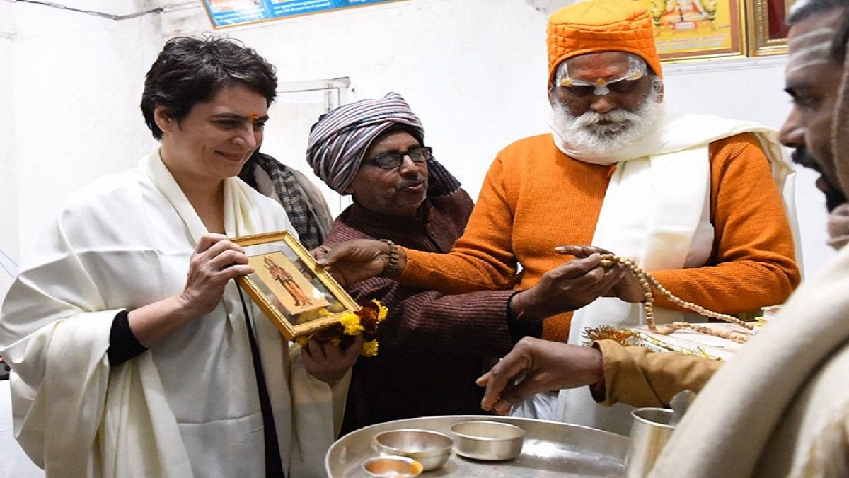 priyanka gandhi in varanshi