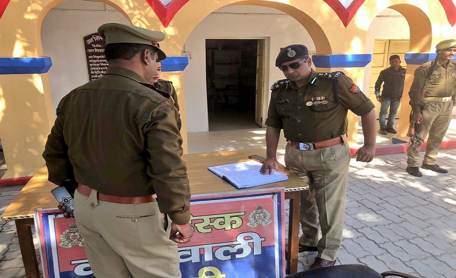 Banda DIG Deepak Kumar (IPS) inspected Naraini police station