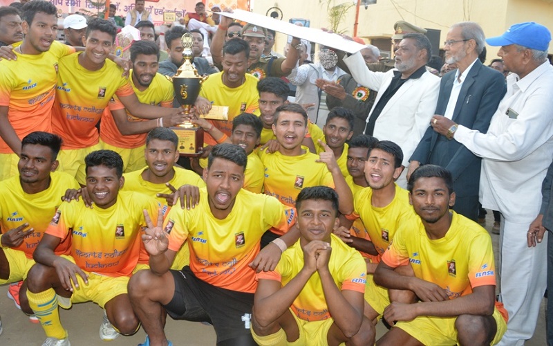 Hockey turnament between bhopal and Lucknow team in Banda
