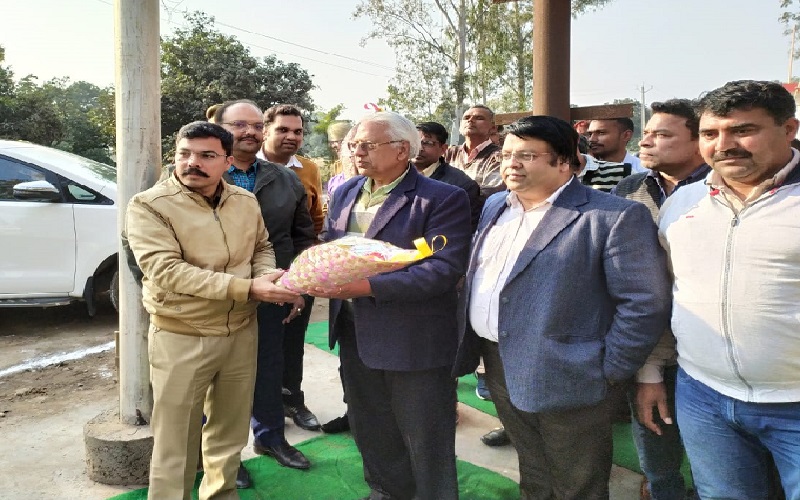 Police choki inaugrated in mandi dhanoura jp nagar