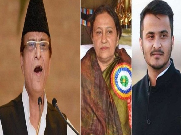 Court sent Rampur SP MP Azam Khan with wife and son to jail