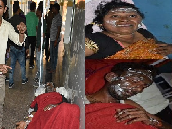 in Banda at birthday party fire in gas cylinder fire 8 burn and 3 Kanpur refer