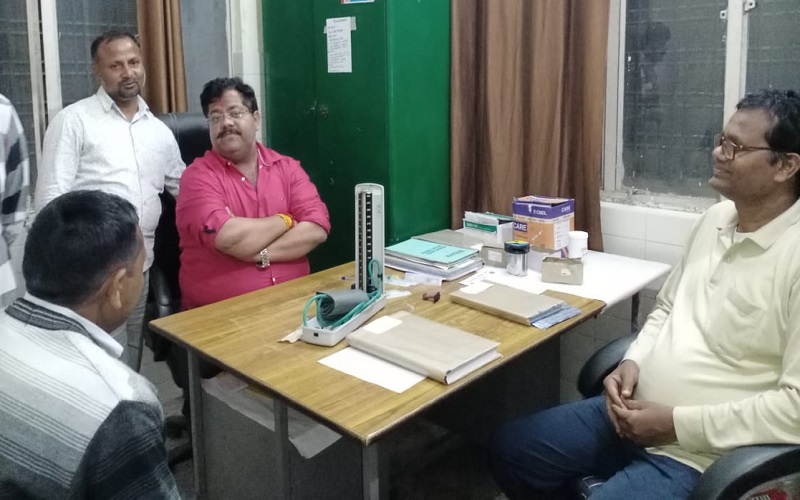 Block head inspected hospital navabganj