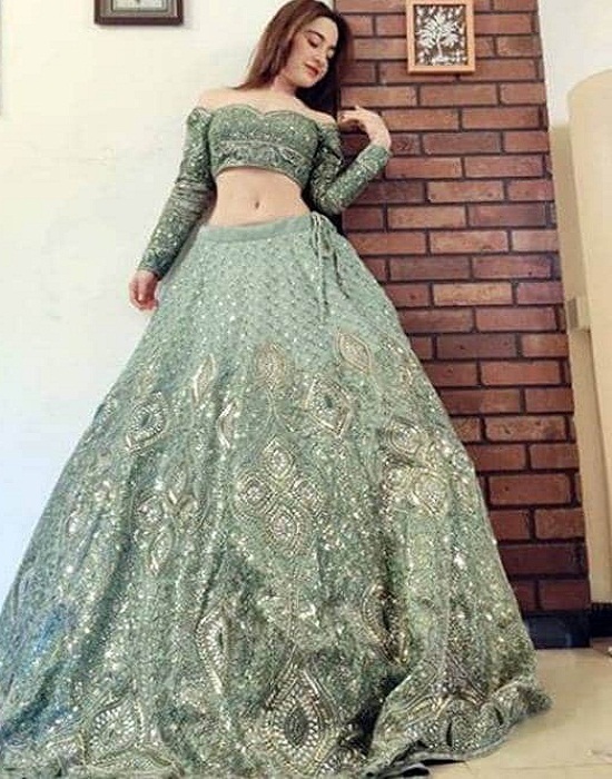 Bollywood actress Sanjida Sheikh's hot photo in lehenga