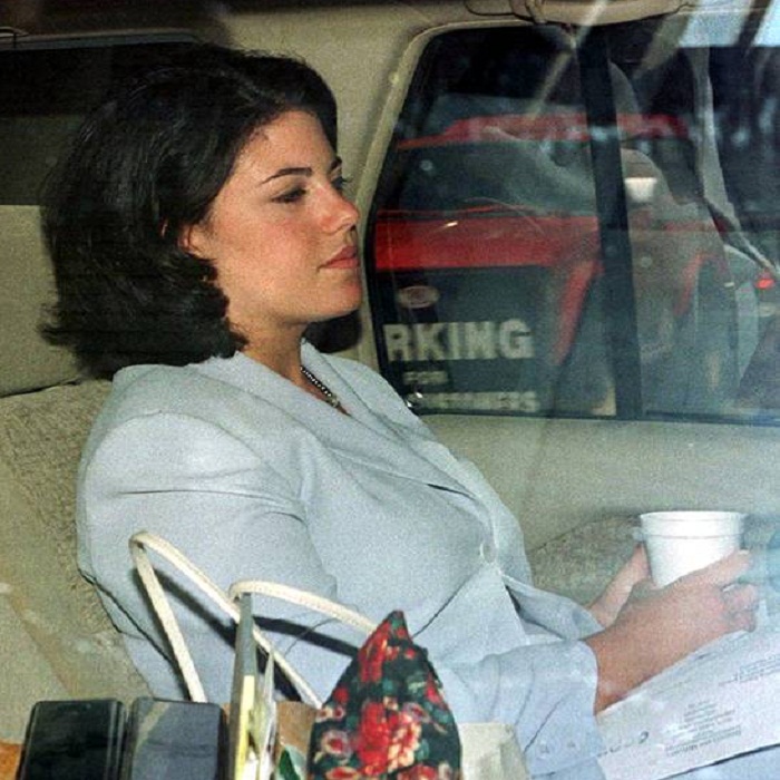 Bill Clinton admits to having physical relations with Monica Lewinsky