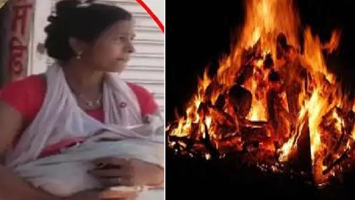 Daughter-in-law cremated mother-in-law in lockdown in up