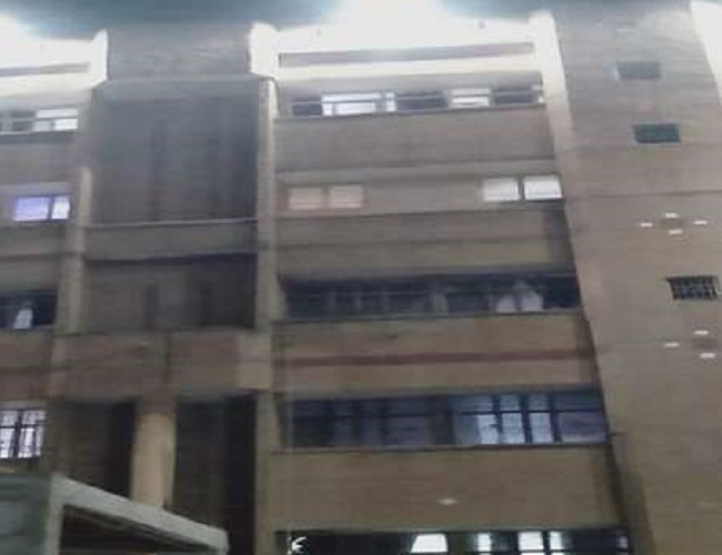fire in kgmu hospital trama centre Lucknow