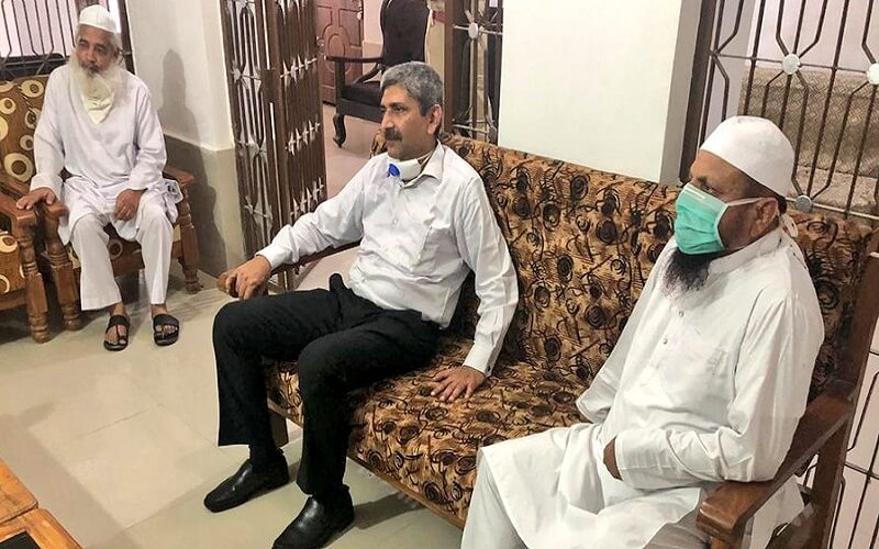 The administration got student returned from Delhi Markaj in Hammara Madrasa of Banda