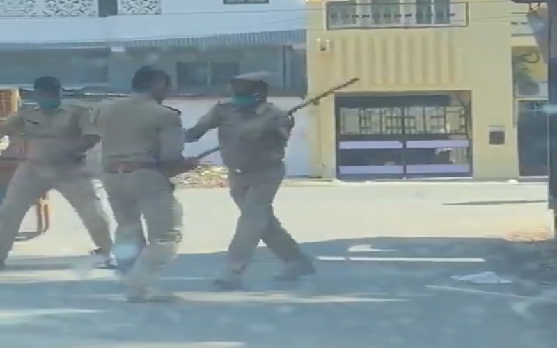 Soldier who beat up constable in Sitapur suspended