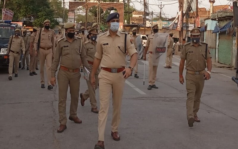 Sp Banda inspected city hotspot area corona
