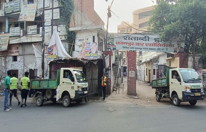 Parivartan Forum launched a cleanliness drive in kachahri