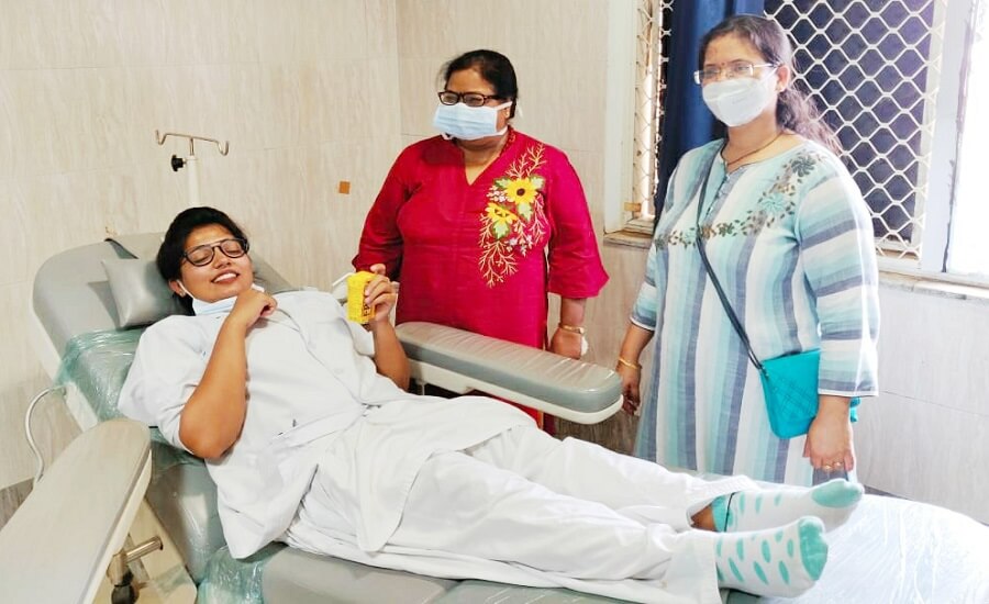 Blood donation on World Blood Donor Day at Banda Medical College
