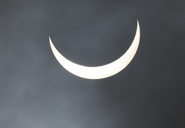 Amazing sight of solar eclipse seen in Banda and Kanpur