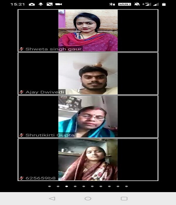 Minister Swati Singh held an online meeting with Banda's Women's Front officials