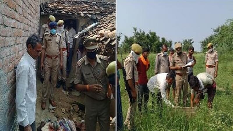 Loot in house in Banda, killing an old woman in protest