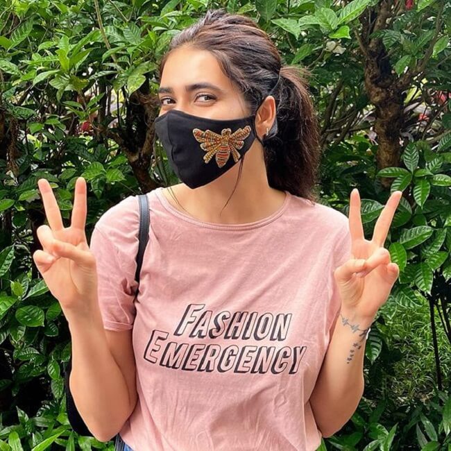 Actress Karishma Tanna's stunning look in a butter-fly mask will make you crazy