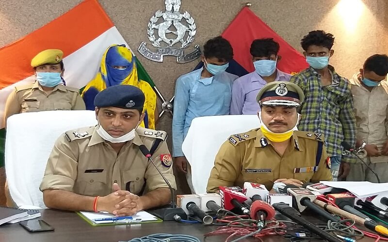 police press confrence kanpur sanjeet yadad kidnapping case