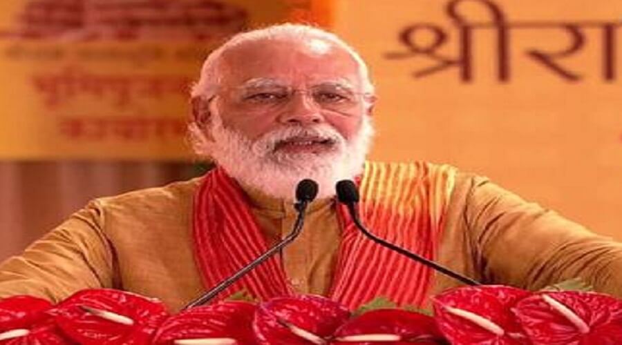 Prime Minister Narendra Modi created history by laying the foundation stone of Shri Ram temple, said- Lord Ram's power is amazing
