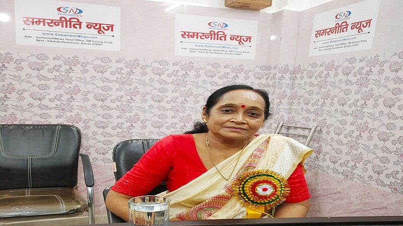 Ladies Commission Member Prabha Gupta reached Samarniti office