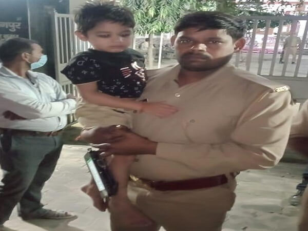 kidnapped chield rescuse in kanpur
