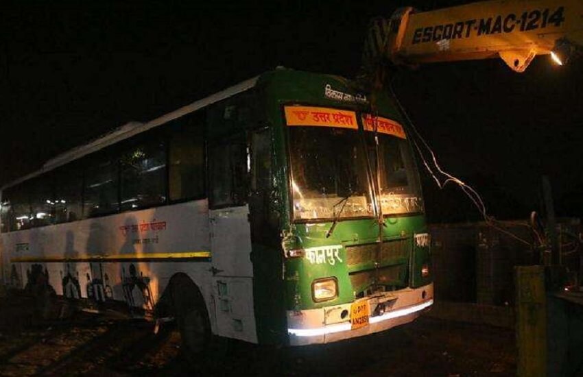 Big news : Roadways bus break fails in Kanpur, 1 passenger killed, 3 injured