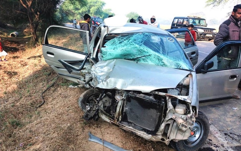 Banda Big News: Advocate dead, assistant registrar seriously injured in two cars collision in Banda