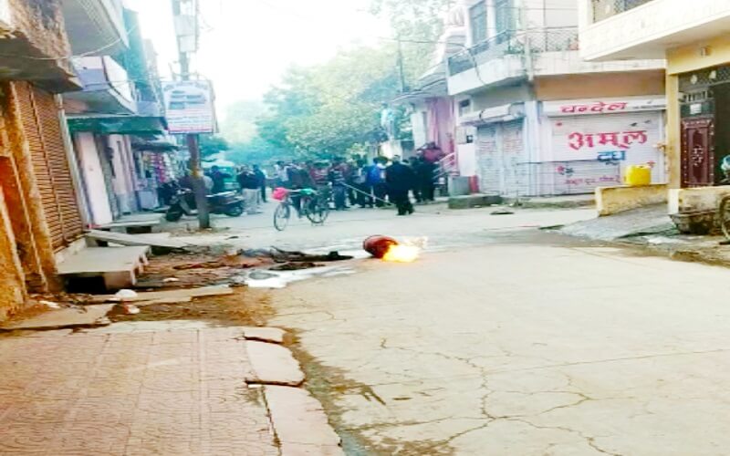 Breaking News Kanpur : Cylinder ignited while cooking food at home