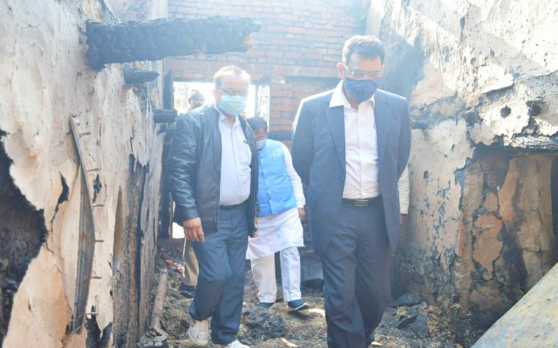 Banda DM reached fire pit, said compensation to victim's family