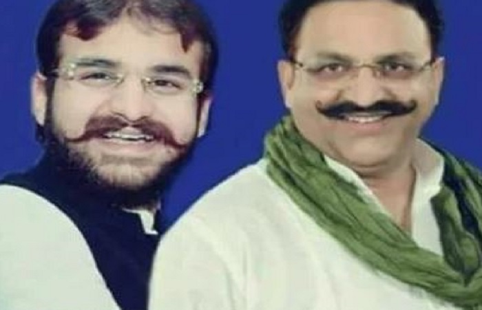 A raid of arms was found in the house of Mafia Mukhtar Ansari's son in Delhi by police