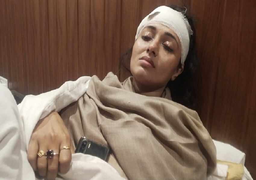 Actress Mani Bhattacharya injured in stone pelting on film shooting in Jounpur This appeal to cm yogi 