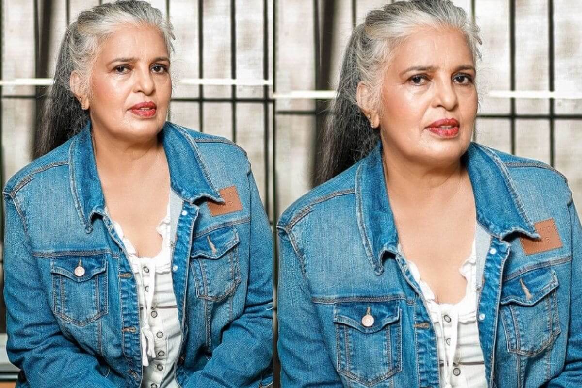 69-year-old actress Rajni photoshoots in Tarn jeans, love with fans, some trolls