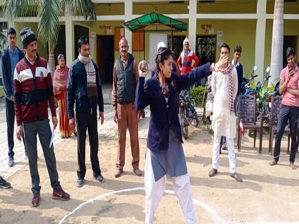 Students in Banda showed stamina in sports