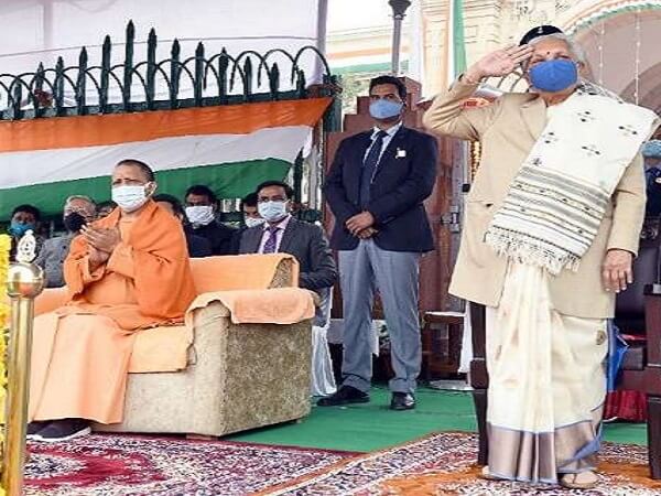 Republic Day-2021 : Chief Minister Yogi and Governor Anandiben hoisted tricolor in Lucknow