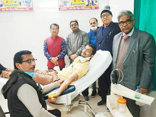 Blood donation camp organized in Banda