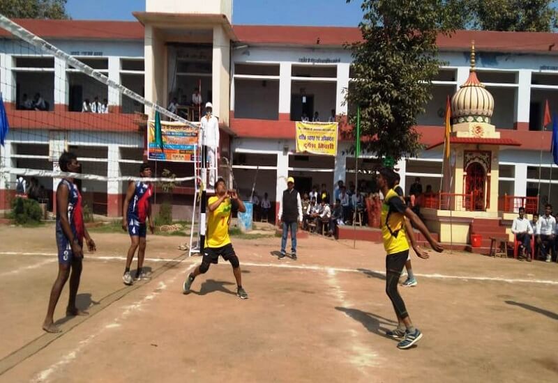Strong competition between players in Banda Bajrang College