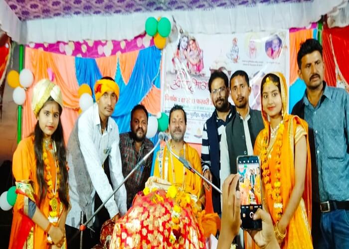 Krishna Birthday celebrates on sixth day at Ghuranda in Banda