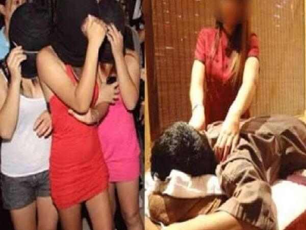 Lucknow: Sex racket, 5 girls 3 men objectionable items were found under  guise of spa VIP area of ​​ capital.