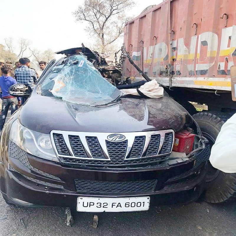 Update : Banda horrific accident death toll 5, wedding processions were all dead residents of Chitrakoot Karvi