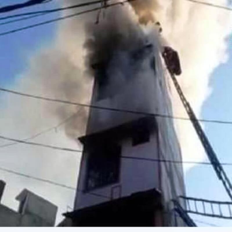Fire incident near Maheshwari Devi temple exposed in Banda of BDA